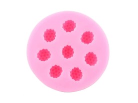 Molde silicona 8 frambuesas 